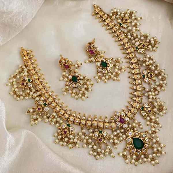 Guttapusalu Necklace With Earrings