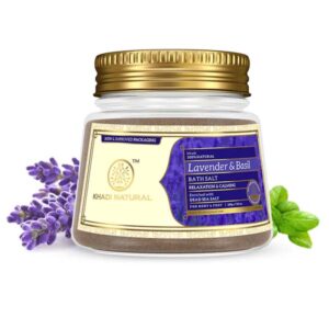 Khadi Natural Lavender & Basil Bath Salt