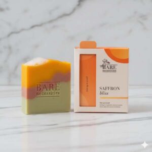 Saffron Bliss Spa Bar - Handmade Cold-Processed Natural Soap