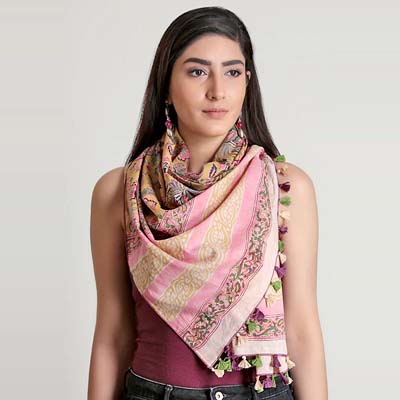 Handcrafted Stoles, Scarves & Handkerchiefs