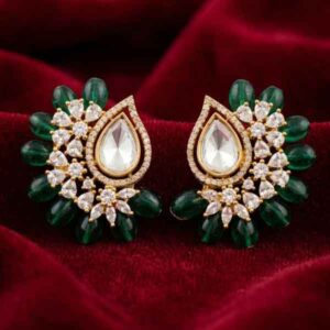 Victorian Polki Ear Studs